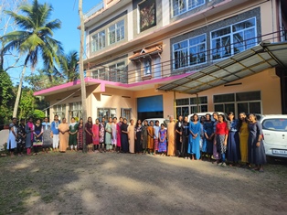The girls study fashion designing, Computer programming, Degree courses, Plus two courses,Teacher trainiing courses, Nursing courses 2023